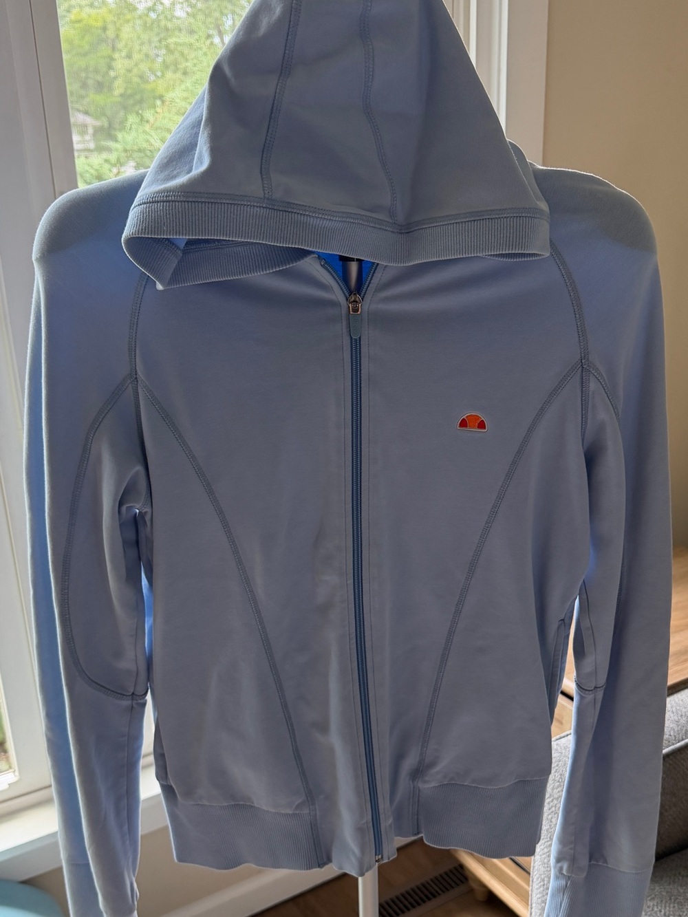 Ellesse Light Blue Full-Zip Hooded Jacket